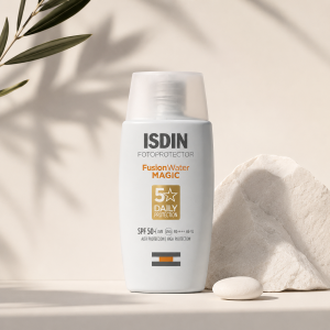 ضد آفتاب ایزدین Fusion Water Magic SPF 50 بی‌رنگ